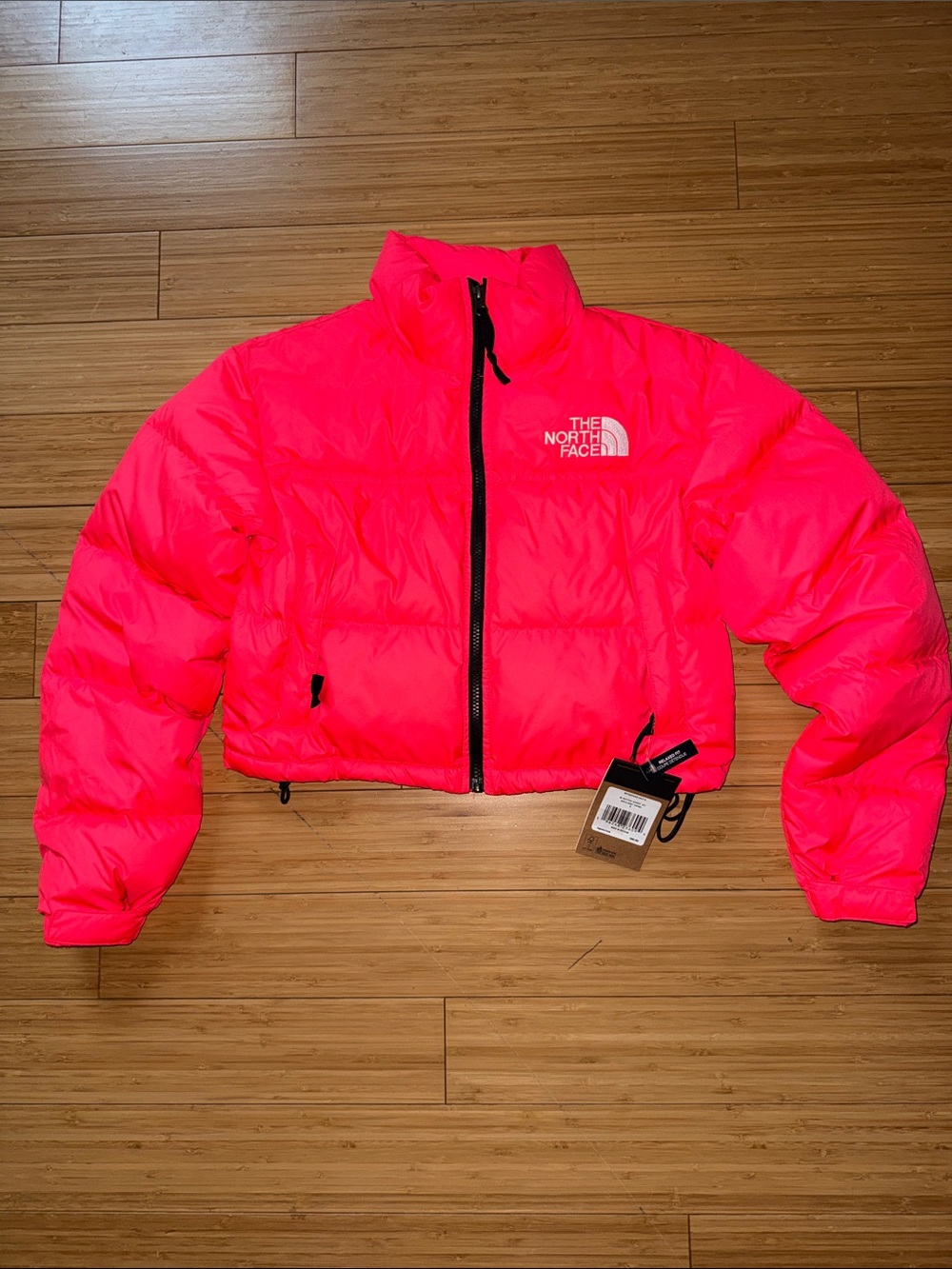 BRIGHT NWT North Face Crop Puffer